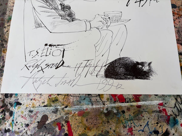 TS Eliot Talk Signed Poster