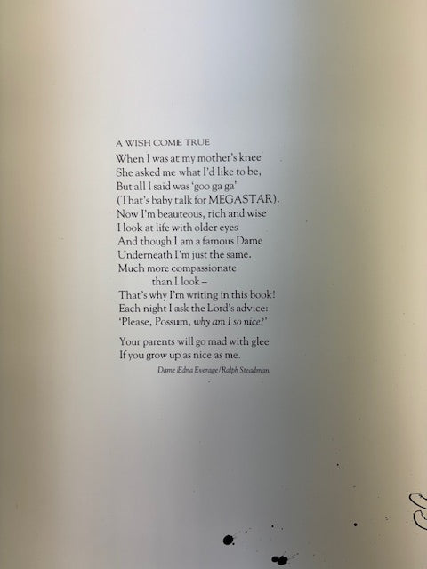 Dame Edna Everidge, poem illustration