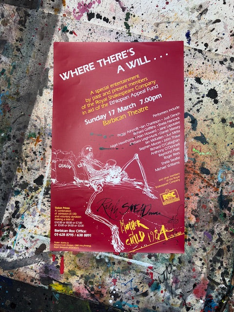 Where There's a Will..signed poster