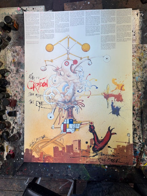 More to Croydon signed poster