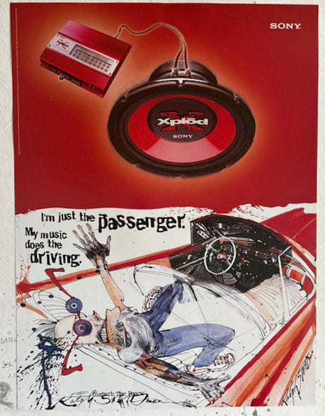 Sony Stereo Poster