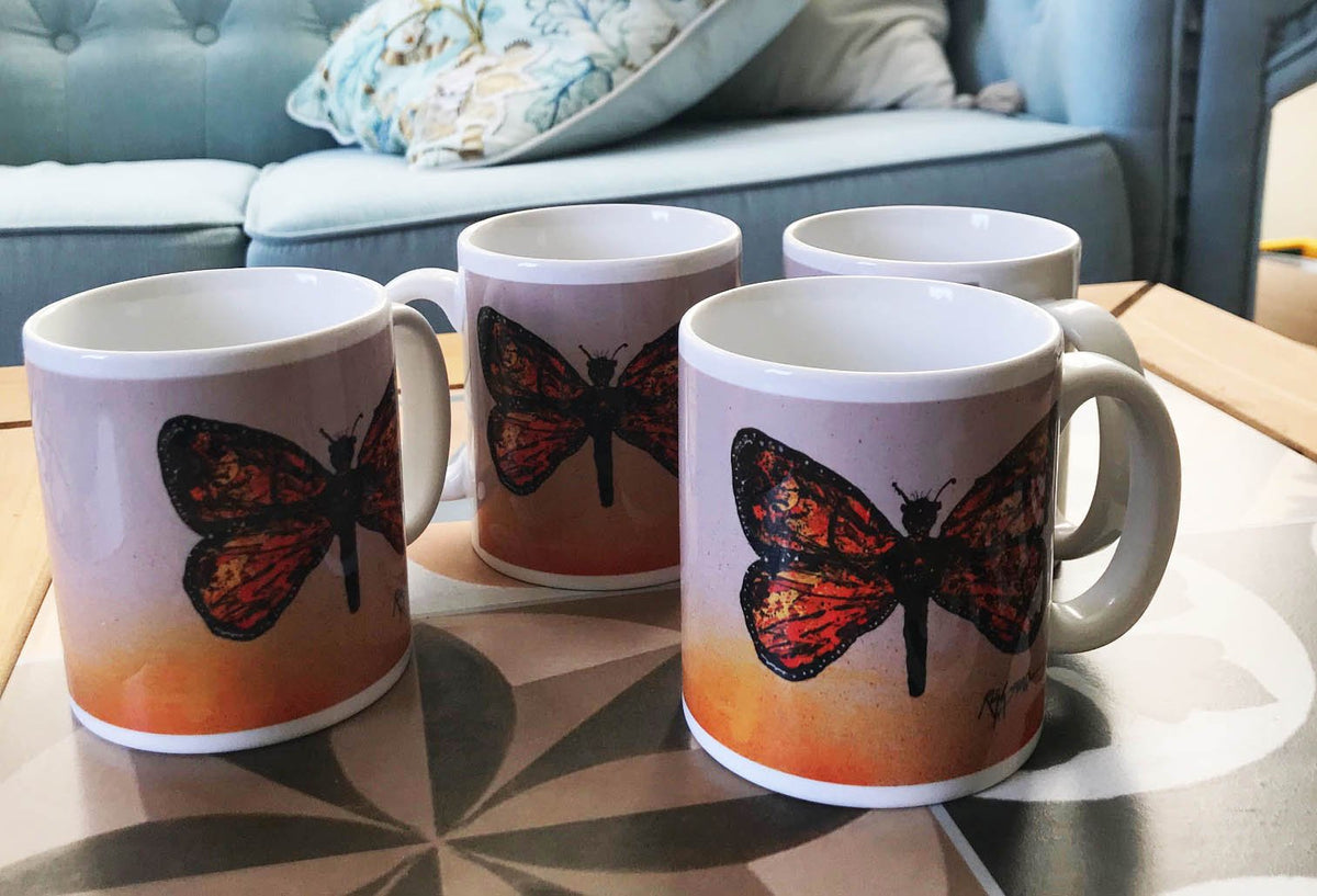 Butterfly Mug – Ralph Steadman Art