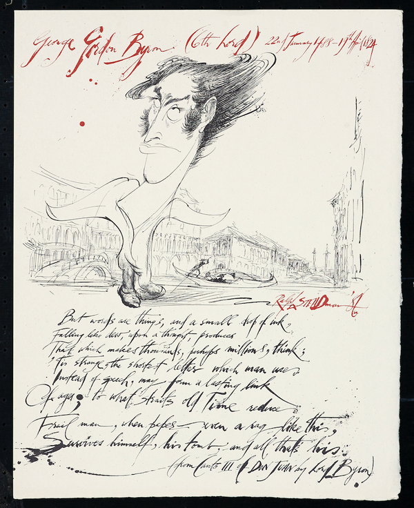 Lord Byron Limited Edition Print - SMALL