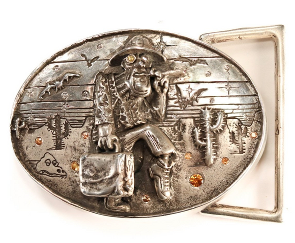 Vintage Dr Gonzo Silver Buckle