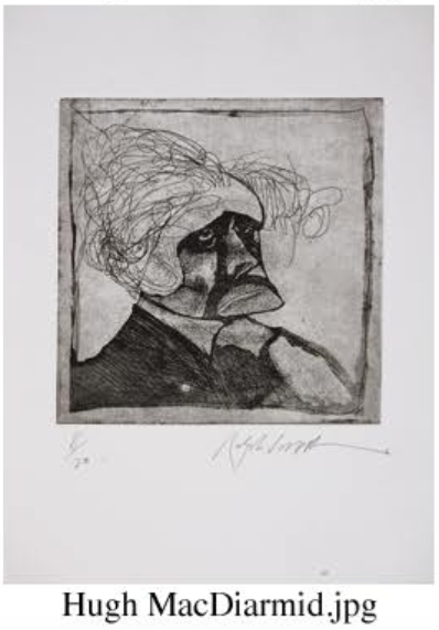 Hugh McDiarmid Etching