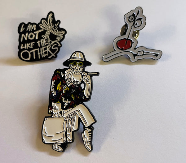 Set of 3 Pin badges