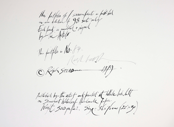 Sigmund Freud Screenprint Portfolio, 1979